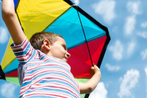 kit flying a kite