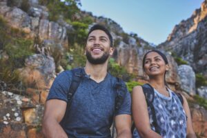 couple doing outdoor activities