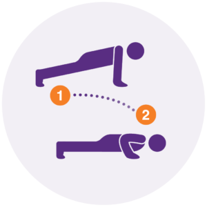 Push Up PAC instruction icon