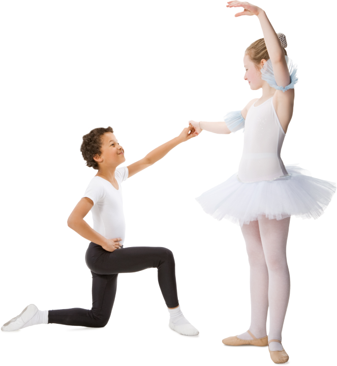 Kids doing ballet