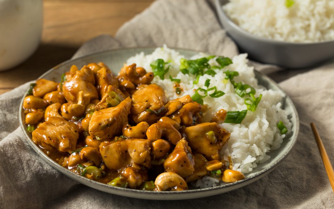 Recette du mois pour vous aider à bouger : poulet aux noix de cajou