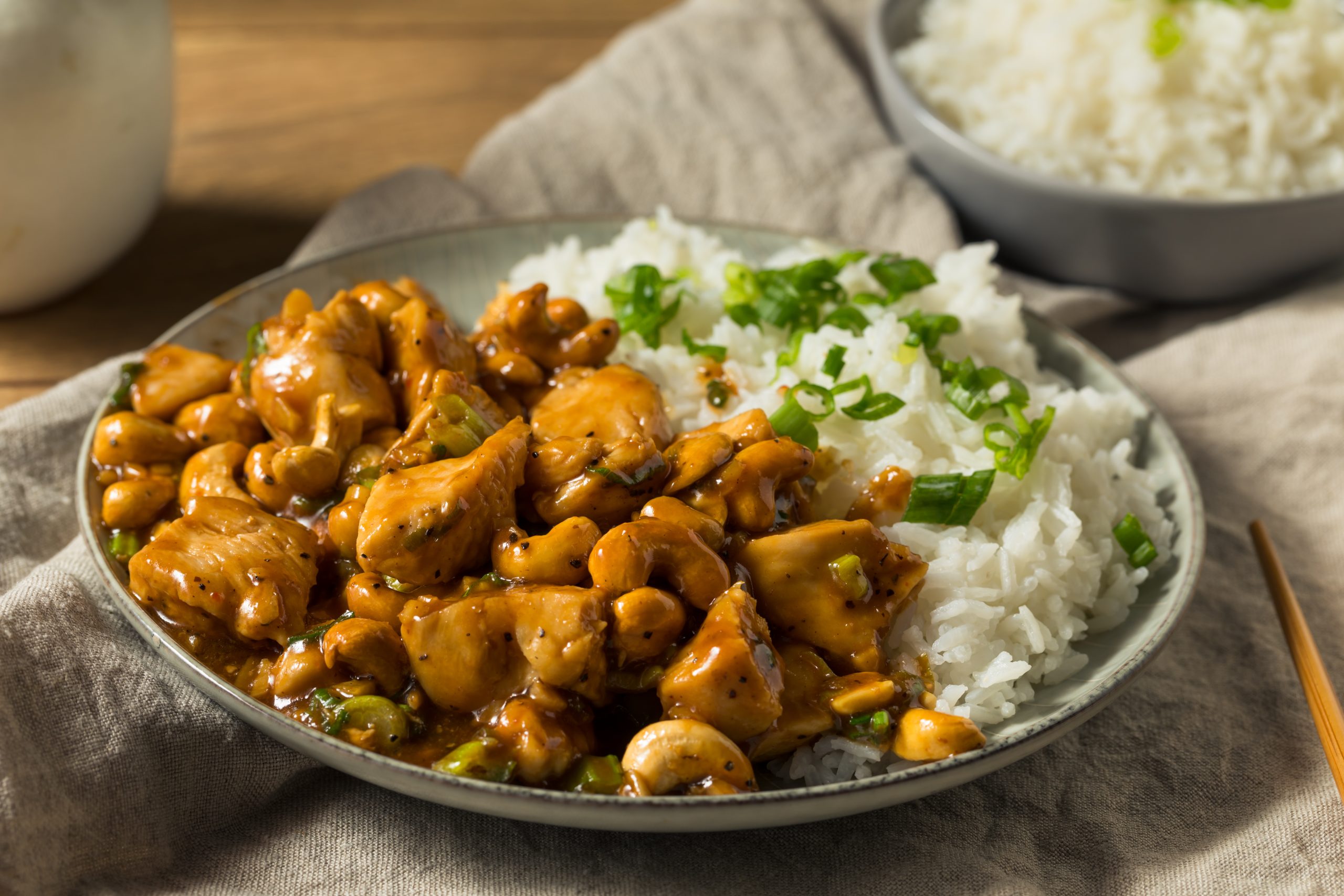 Recette du mois pour vous aider à bouger : poulet aux noix de cajou