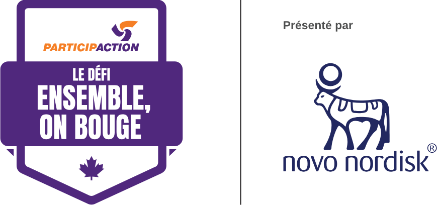 the ParticipACTION Community Challenge and Novo Nordisk logo