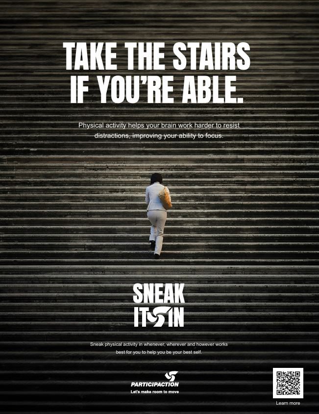 SII poster cover - Take the stairs if you're able SII poster cover - Take the stairs if you're able